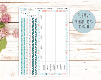 May 2025 Stickers for The Jo Laurel Denise Planner (Formerly Pop-Up Planner) "Little Flowers" || POPLF