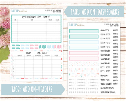 FEBRUARY Stickers for The Valerie Laurel Denise Planner (Formerly Teacher Planner) "Lover's Lane" || TLL