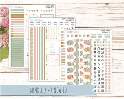 APRIL 2026 Stickers for The Carmen Laurel Denise Planner (Simply Month Planner). "Easter Garden" || C