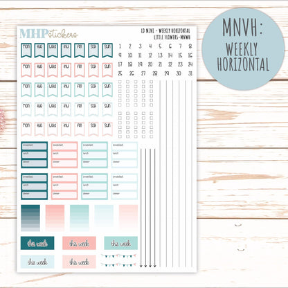 MAY 2025 Stickers for Small Horizontal & Vertical Laurel Denise Planners. (Formerly Mini Planner) "Little Flowers" || MNLF