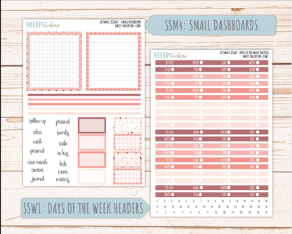 FEBRUARY 2026 Stickers for the Small Scout Planner. For Laurel Denise Planners. "Sweet Valentine" ||SS