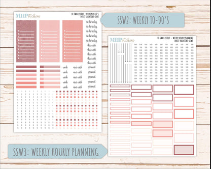 FEBRUARY 2026 Stickers for the Small Scout Planner. For Laurel Denise Planners. "Sweet Valentine" ||SS