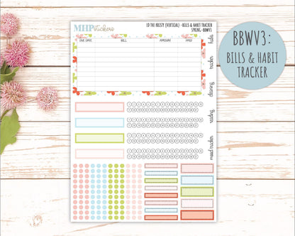 MARCH 2026 Stickers for the Mae & Kristy Laurel Denise Planners (Book Bound Planner) "Spring" || BB