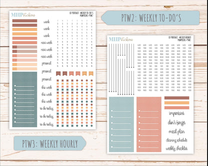 OCTOBER 2025 Stickers for The Scout Laurel Denise Planner (formerly Portrait Planner). "Pumpkins || PT