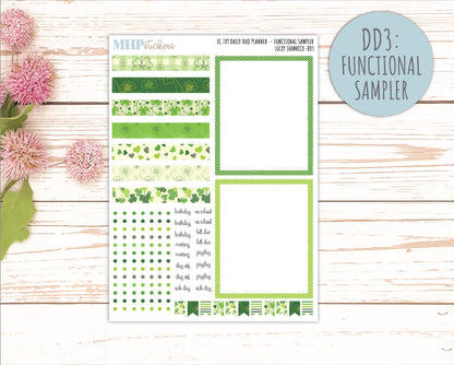MARCH Daily Duo Sticker Kit for 7x9 Erin Condren Planners. 2026 Collection "Lucky Shamrock" || ECDD