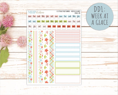 MARCH Daily Duo Sticker Kit for 7x9 Erin Condren Planners. 2026 Collection "Spring" || ECDD