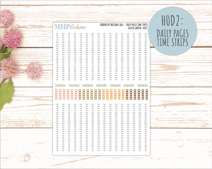 APRIL 2026 Stickers for Hobonichi Techo Original. A6 Planners "Easter Garden" || HO
