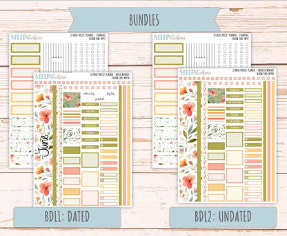 JUNE 2025 Stickers for The Rose Small Laurel Denise Planner (Formerly Mini Project Planner) "Bloom Time" || MPPBT