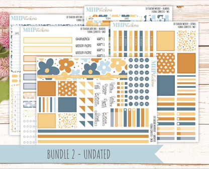 JUNE Stickers for The Valerie Laurel Denise Planner (Formerly Teacher Planner) "Floral Confetti" || TFC
