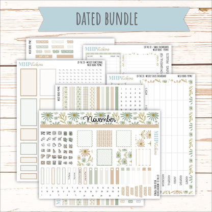 NOVEMBER 2025 Stickers for The Jo Laurel Denise Planner (Formerly Pop-Up Planner) "Wild Boho" || POP