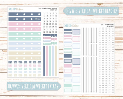 JANUARY 2025 Stickers for Large size Horizontal & Vertical Laurel Denise Planner. (Formerly Original or Standar Size) "Cozy Days" || OGCD