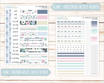 JANUARY 2025 Stickers for Large size Horizontal & Vertical Laurel Denise Planner. (Formerly Original or Standar Size) "Cozy Days" || OGCD