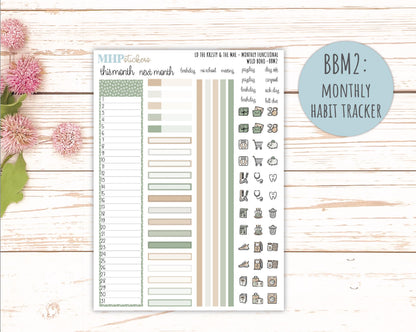NOVEMBER 2025 Stickers for The Mae & The Kristy Laurel Denise Planners (Formerly Book Bound Planner) "Wild Boho" || BB