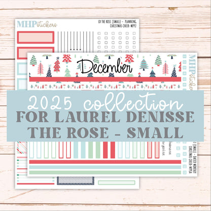DECEMBER 2025 Stickers for The Rose Small Laurel Denise Planner (Formerly Mini Project Planner) "Christmas Cheer" || MPP
