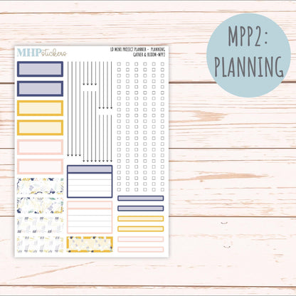 SEPTEMBER 2025 Stickers for The Rose Small Laurel Denise Planner (Formerly Mini Project Planner) "Gather and Bloom" || MPPIV