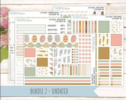 APRIL Stickers for The Valerie Laurel Denise Planner (Formerly Teacher Planner) "Easter Garden" || TC