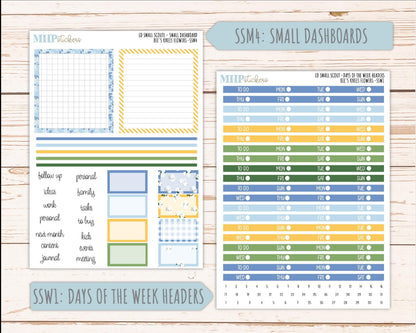 APRIL 2026 Stickers for the Small Scout Planner. For Laurel Denise Planners. "Bee's Knees Flowers" ||SS