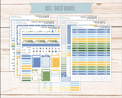 APRIL 2026 Stickers for the Small Scout Planner. For Laurel Denise Planners. "Bee's Knees Flowers" ||SS