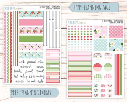 MAY Stickers for The Rose Large Laurel Denise Planner (Formerly Project Planner) "Strawberry Gardenr" || PPSG