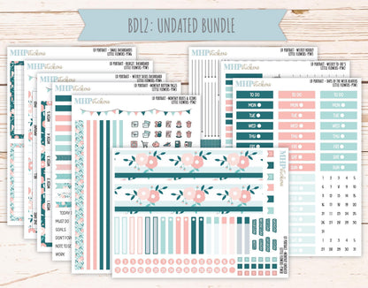 MAY 2025 Stickers for The Scout Laurel Denise Planner (formerly Portrait Planner). "Little Flowers" || PTLF