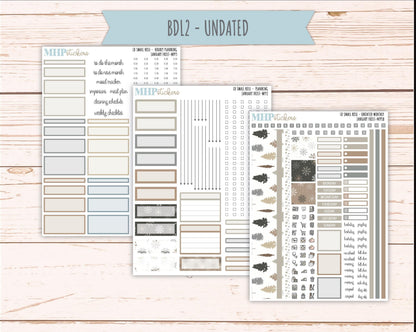 JANUARY 2026 Stickers for The Small Rose Laurel Denise Planner (Formerly Mini Project Planner) "January Frost" || MPP