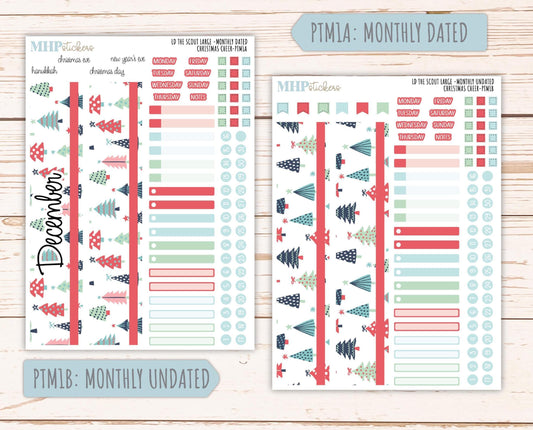 DECEMBER 2025 Stickers for the Large Laurel Denise Scout Planner (formerly Portrait Planner) "Christmas Cheer" || PT