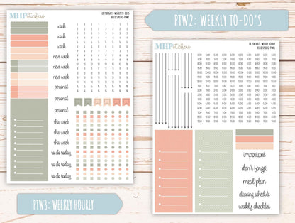MARCH 2025 Stickers for The Scout Laurel Denise Planner (formerly Portrait Planner). "Hello Spring" || PTHS