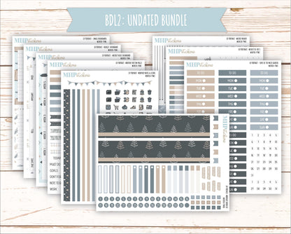 JANUARY 2025 Stickers for The Scout Laurel Denise Planner (formerly Portrait Planner). "Winter" || PTW