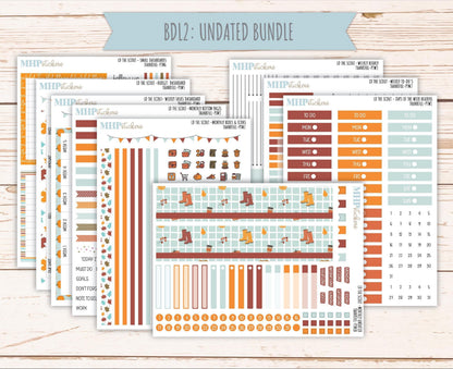NOVEMBER 2025 Stickers for The Scout Laurel Denise Planner (formerly Portrait Planner). "Thankful" || PT