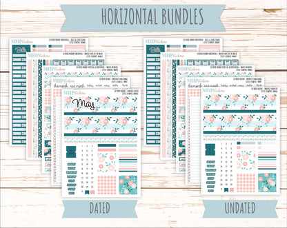 May 2025 Stickers for The Mae & The Kristy Laurel Denise Planners ( Formerly Book Bound Planner) "Little Flowers" || BB