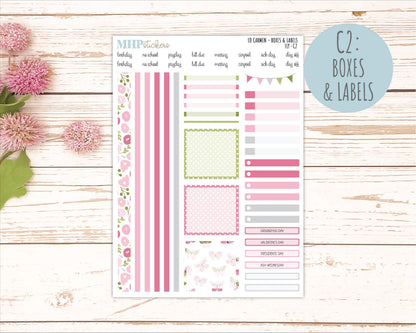 FEBRUARY 2026 Stickers for The Carmen Laurel Denise Planner (Simply Month Planner). "Fly" || C