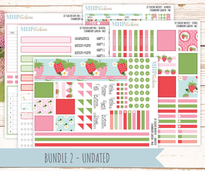 MAY Stickers for The Valerie Laurel Denise Planner (Formerly Teacher Planner) "Strawberry Garden" || TSG