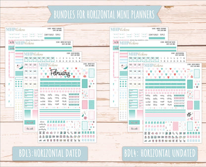FEBRUARY 2025 Stickers for small Laurel Denise Planners "Lover's Lane" || MNLL