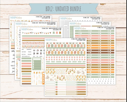 APRIL 2026 Stickers for the Small Scout Planner. For Laurel Denise Planners. "Easter Garden" ||SS