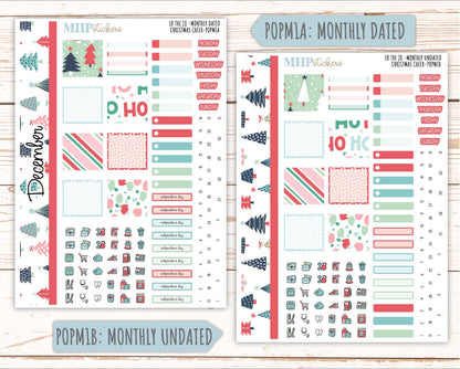 DECEMBER 2025 Stickers for The Jo Laurel Denise Planner (Formerly Pop-Up Planner) "Christmas Cheer" || POP