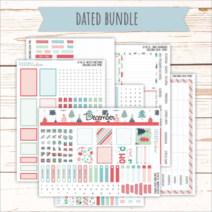 DECEMBER 2025 Stickers for The Jo Laurel Denise Planner (Formerly Pop-Up Planner) "Christmas Cheer" || POP