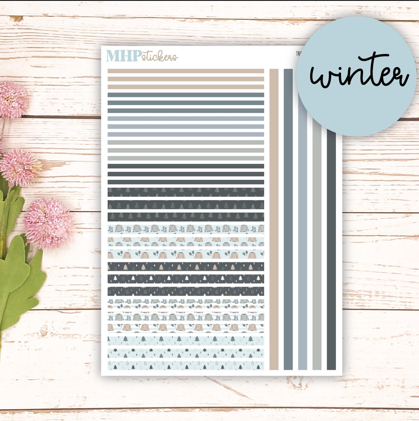 Thin Washi for Laurel Denise Planners.. Planner Stickers "2025 Collection" || LD406