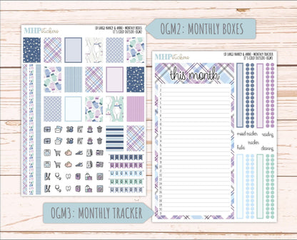 JANUARY 2026 Stickers for Large Nancy & Anne Planners (Formerly Original Size). For Laurel Denise Planners. "It's Cold Outside" || OG
