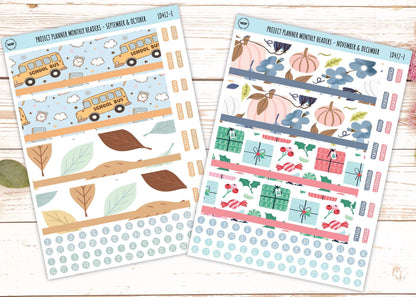 Monthly Headers Set for Laurel Denise The Rose Large Laurel Denise Planner (Formerly Project Planner) || LD412