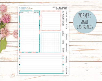 May 2025 Stickers for The Jo Laurel Denise Planner (Formerly Pop-Up Planner) "Little Flowers" || POPLF