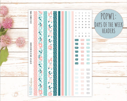 May 2025 Stickers for The Jo Laurel Denise Planner (Formerly Pop-Up Planner) "Little Flowers" || POPLF