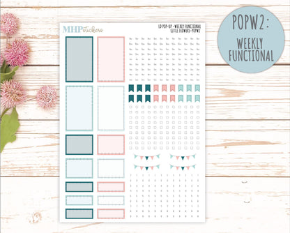 May 2025 Stickers for The Jo Laurel Denise Planner (Formerly Pop-Up Planner) "Little Flowers" || POPLF
