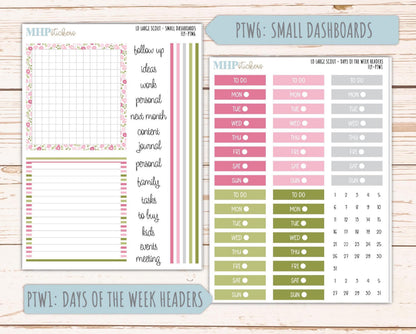 FEBRUARY 2026 Stickers for the Large Scout Planner (formerly Portrait Planner). For Laurel Denise Planners "Fly" ||PT