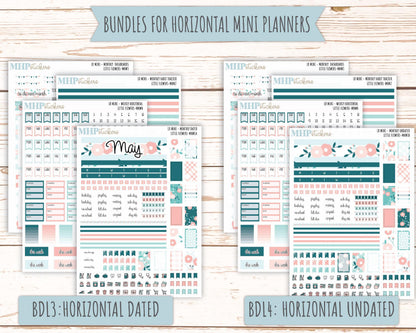 MAY 2025 Stickers for Small Horizontal & Vertical Laurel Denise Planners. (Formerly Mini Planner) "Little Flowers" || MNLF