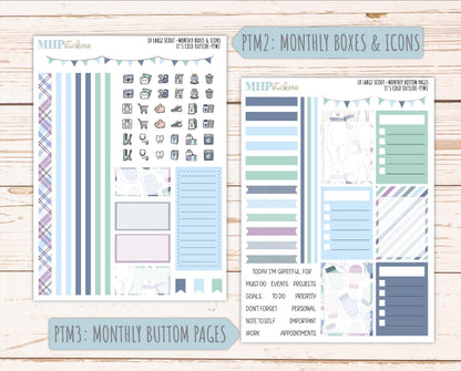 JANUARY 2026 Stickers for the Large Scout Planner (formerly Portrait Planner). For Laurel Denise Planners "It's Cold Outside" ||PT