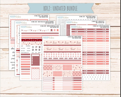 FEBRUARY 2026 Stickers for the Small Scout Planner. For Laurel Denise Planners. "Sweet Valentine" ||SS