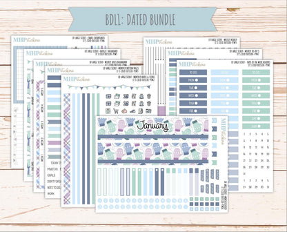 JANUARY 2026 Stickers for the Large Scout Planner (formerly Portrait Planner). For Laurel Denise Planners "It's Cold Outside" ||PT