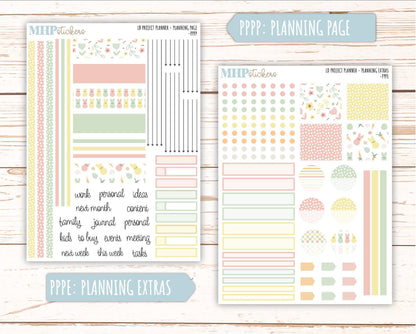 APRIL Stickers for The Rose Large Laurel Denise Planner (Formerly Project Planner) "Happy Easter" || PPHE