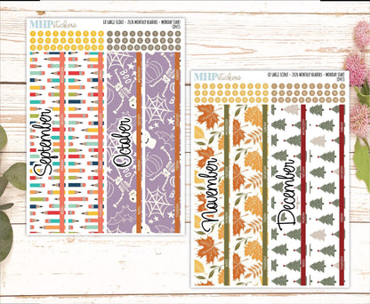 2026 Monthly Headers Set for Large Scout Planner (Portrait Planner). Laurel Denise Planners || LD433