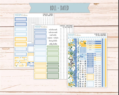 APRIL 2026 Stickers for The Small Rose Laurel Denise Planner (Formerly Mini Project Planner) "Bee's Knees Flowers" || MPP
